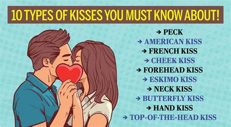 different types of kissing|52 Different Types of Kisses and What They Mean